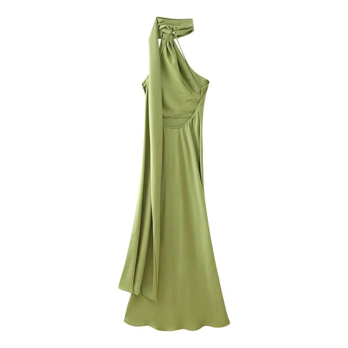 Valentina | Vestido de Gala con Cuello Drapeado