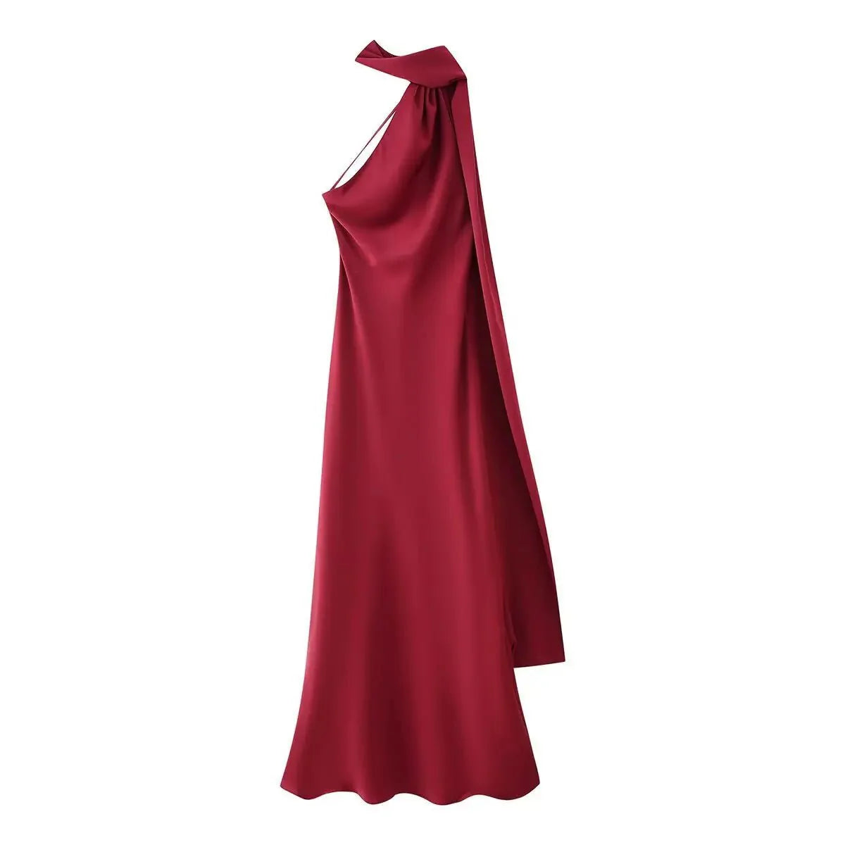 Valentina | Vestido de Gala con Cuello Drapeado